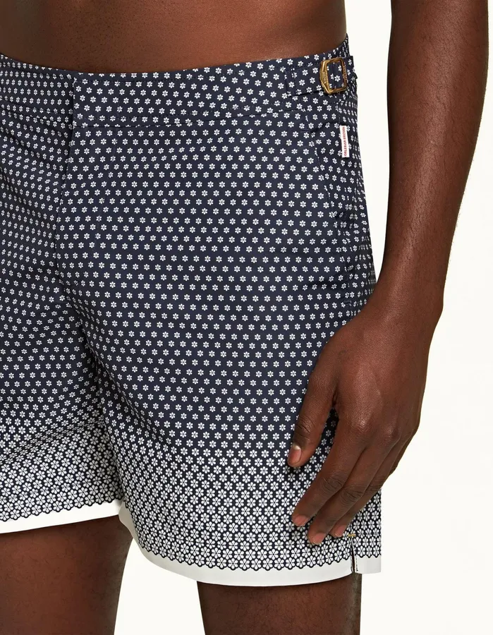Orlebar Brown Swim Shorts Men Bulldog Night Iriswhite
