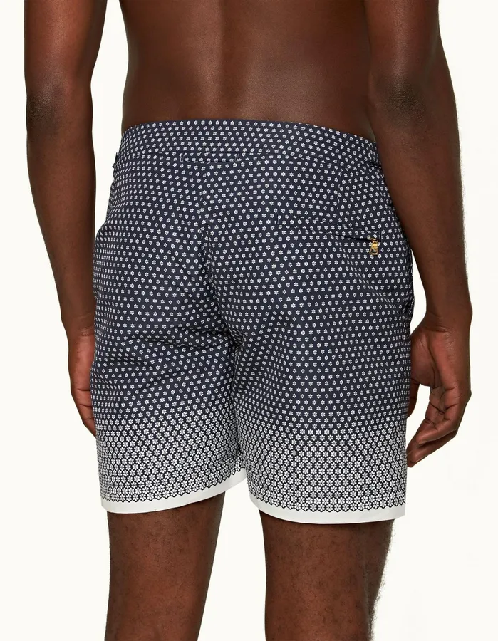 Orlebar Brown Swim Shorts Men Bulldog Night Iriswhite