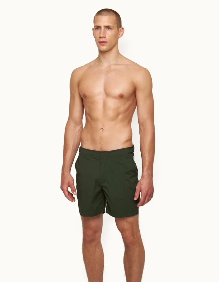Orlebar Brown Swim Shorts Men Bulldog Sport Dark Sherwood