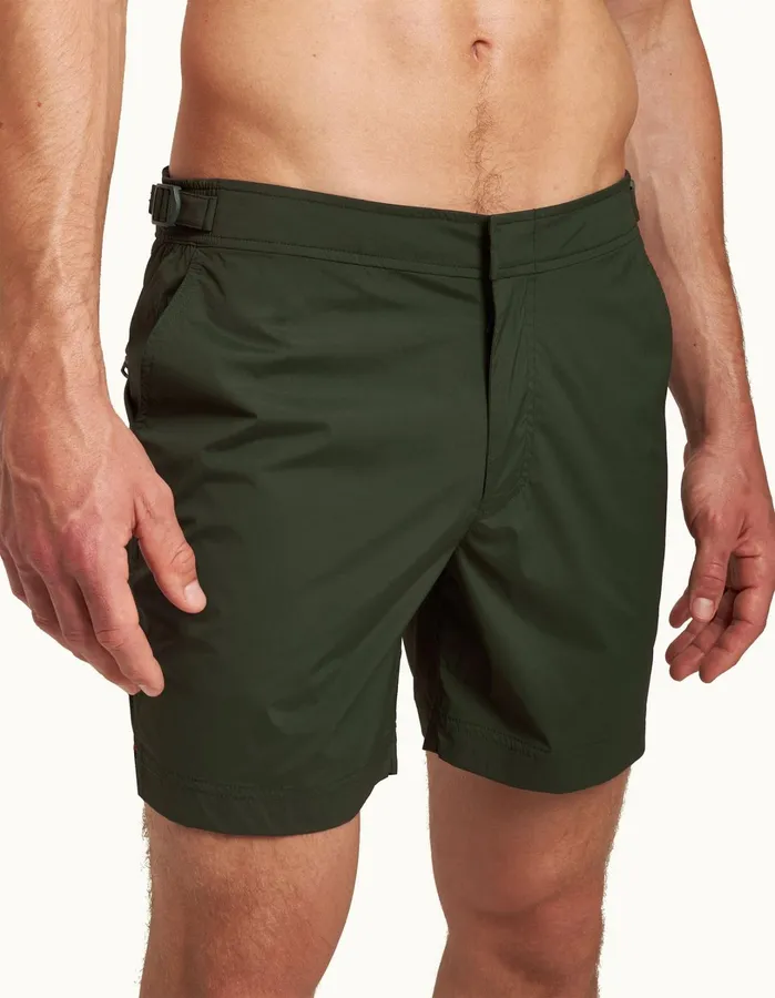 Orlebar Brown Swim Shorts Men Bulldog Sport Dark Sherwood