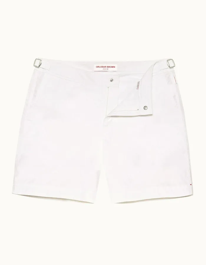 Orlebar Brown Swim Shorts Men Bulldog White