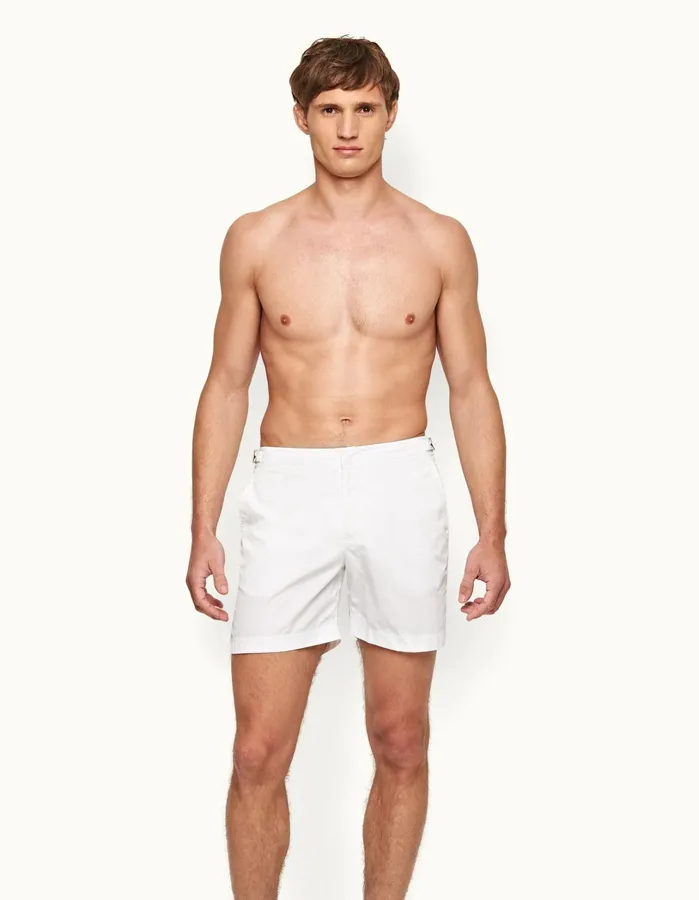Orlebar Brown Swim Shorts Men Bulldog White