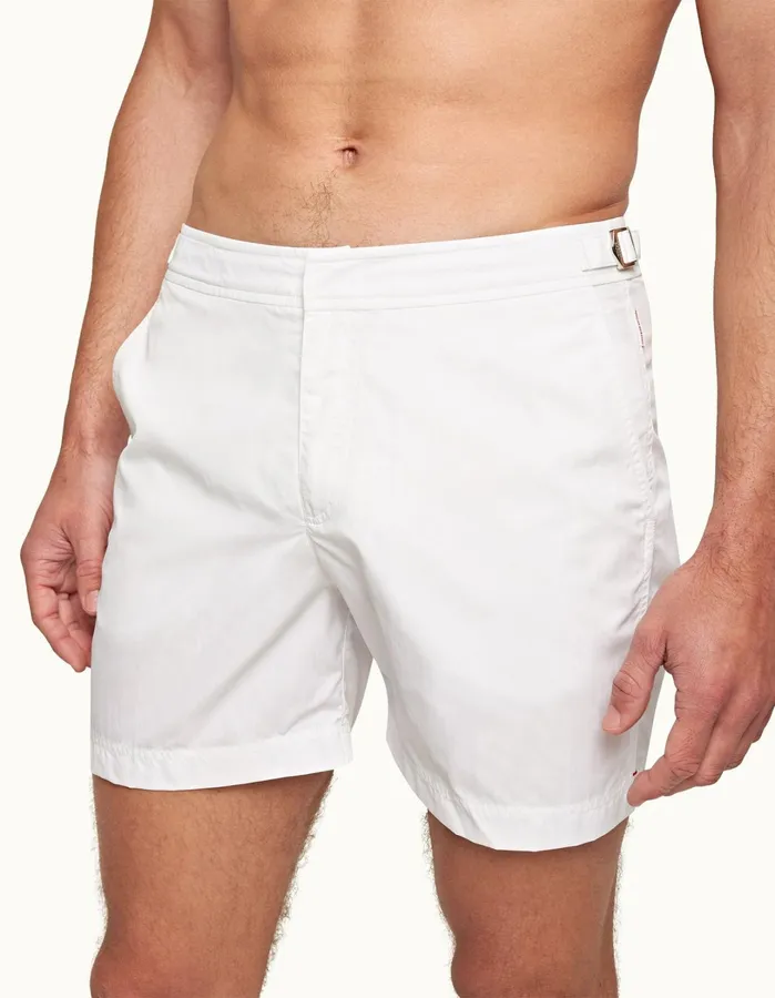 Orlebar Brown Swim Shorts Men Bulldog White