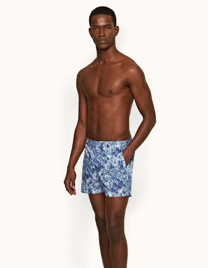 Orlebar Brown Swim Shorts Men Setter Lagoon Blue