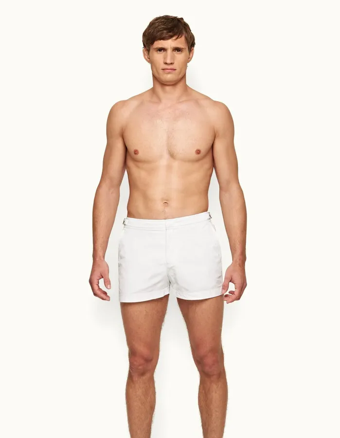 Orlebar Brown Swim Shorts Men Springer White