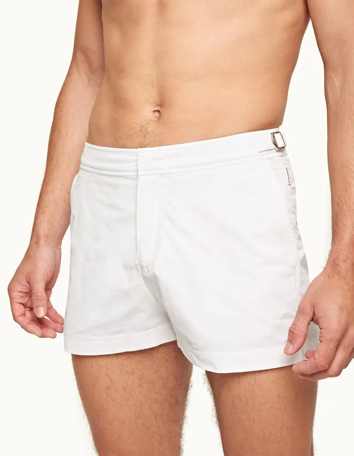 Orlebar Brown Swim Shorts Men Springer White