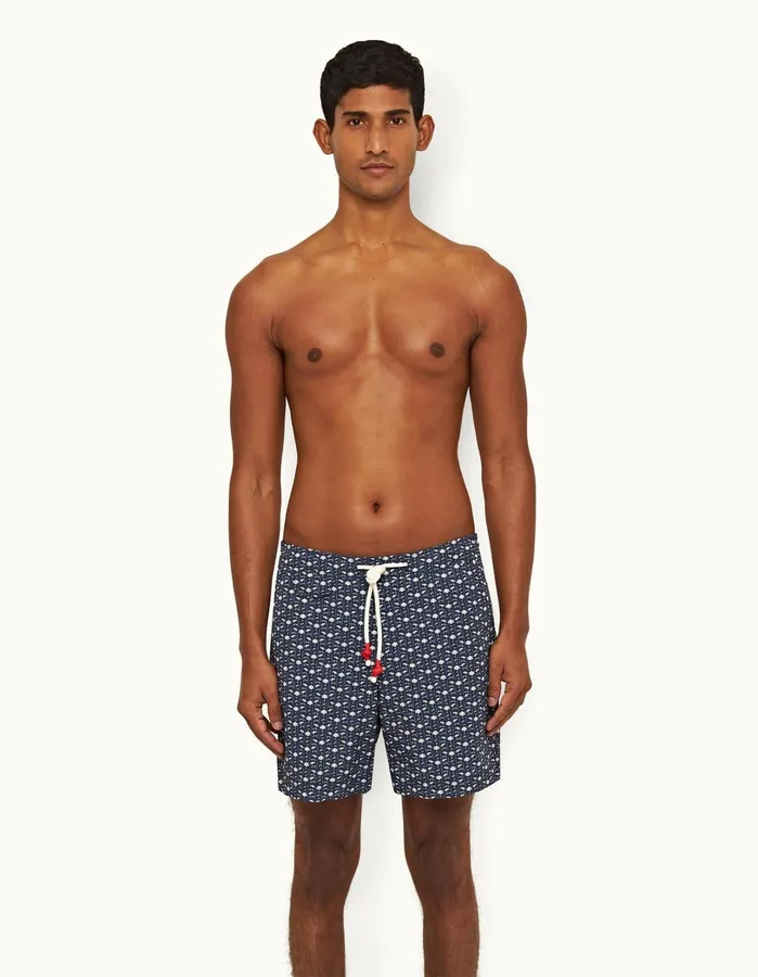 Orlebar Brown Swim Shorts Men Standard Dark Sapphiresea Mist