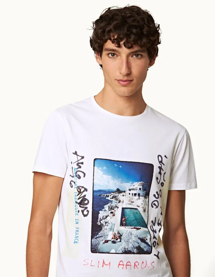 Orlebar Brown TShirts Men Ob Classic Tee Roc Pool Process