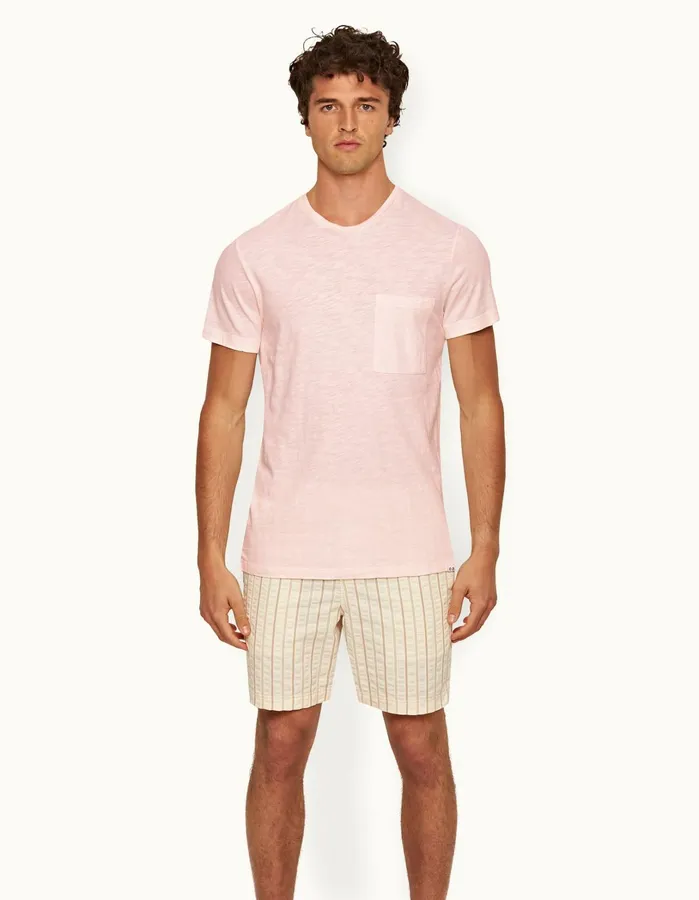 Orlebar Brown TShirts Men Ob Classic Tee Rose