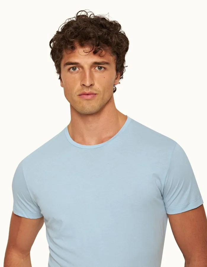 Orlebar Brown TShirts Men ObT Island Sky