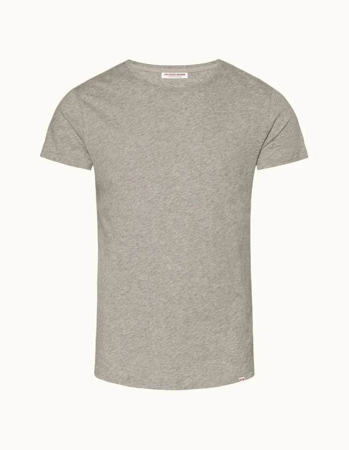 Orlebar Brown TShirts Men ObT Mid Grey Melange