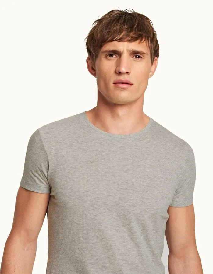 Orlebar Brown TShirts Men ObT Mid Grey Melange