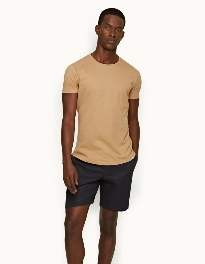 Orlebar Brown TShirts Men ObT Silk Biscuit