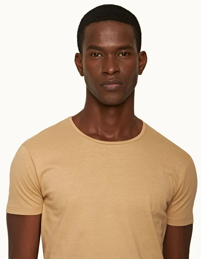 Orlebar Brown TShirts Men ObT Silk Biscuit