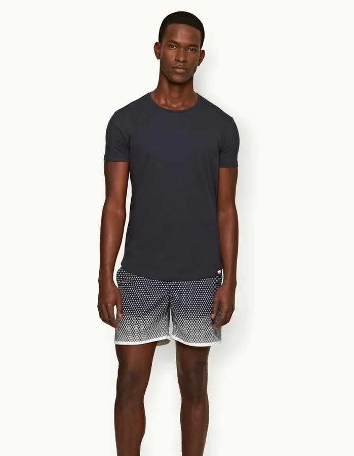 Orlebar Brown TShirts Men ObT Silk Night Iris