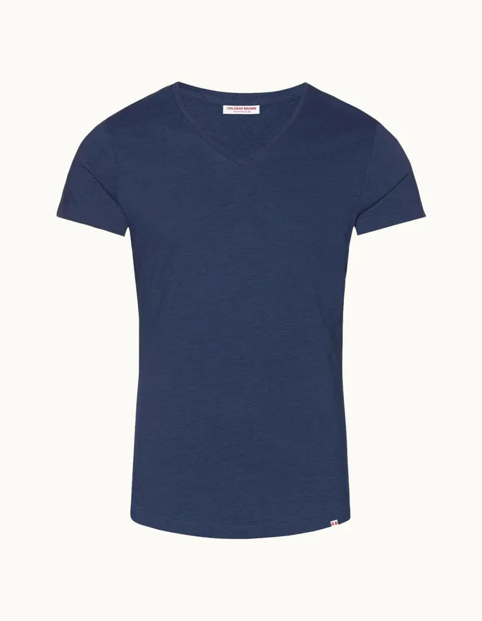 Orlebar Brown TShirts Men ObV Denim Pigment