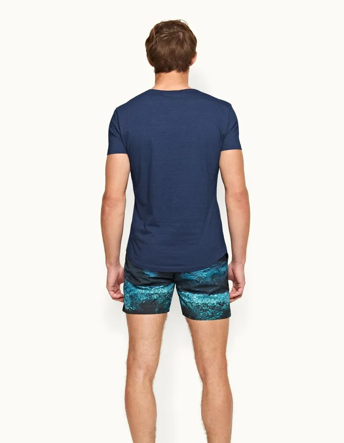 Orlebar Brown TShirts Men ObV Denim Pigment