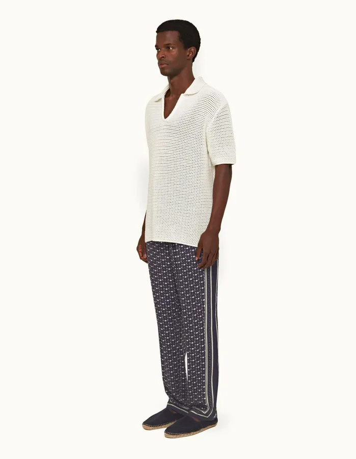 Orlebar Brown Trousers Men Alfred Dark Sapphiresea Mist