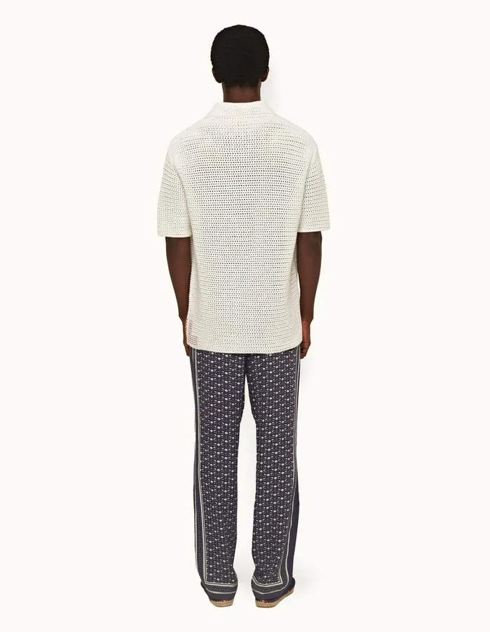 Orlebar Brown Trousers Men Alfred Dark Sapphiresea Mist