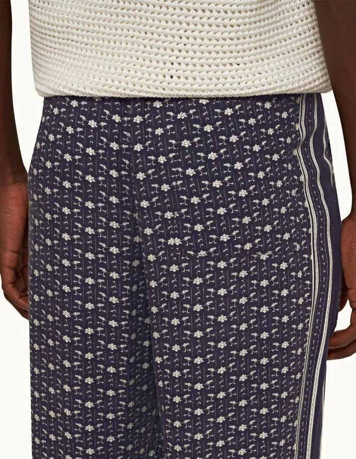 Orlebar Brown Trousers Men Alfred Dark Sapphiresea Mist