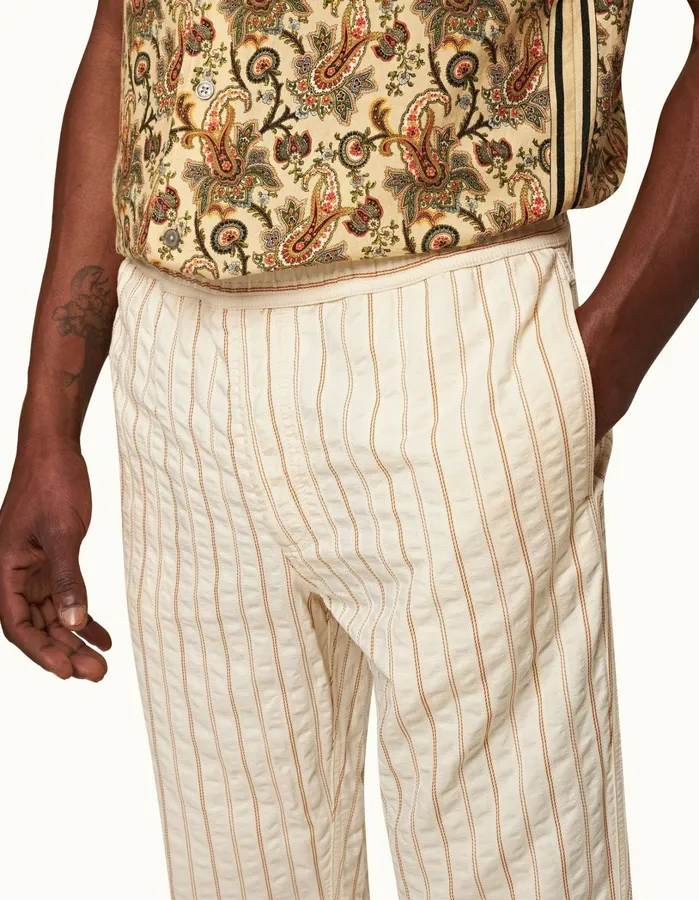 Orlebar Brown Trousers Men Cantwell White Sand