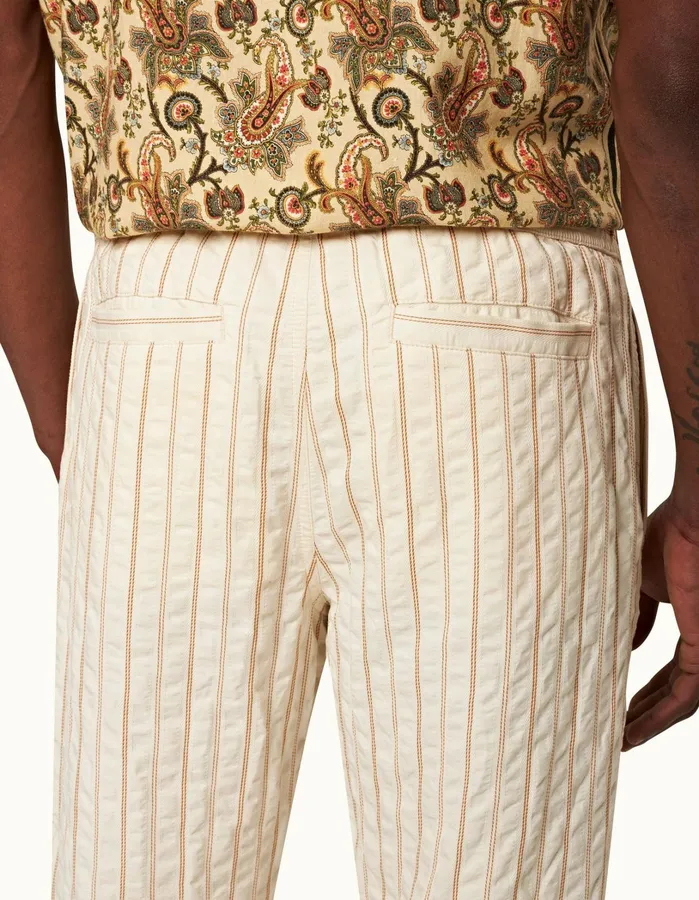 Orlebar Brown Trousers Men Cantwell White Sand