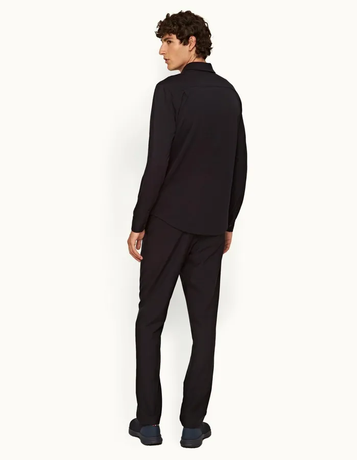 Orlebar Brown Trousers Men Cornell Merino Night Iris