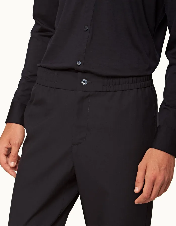 Orlebar Brown Trousers Men Cornell Merino Night Iris