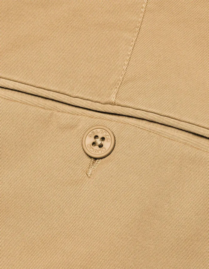 Orlebar Brown Trousers Men Fallon Cotton Sand Dune