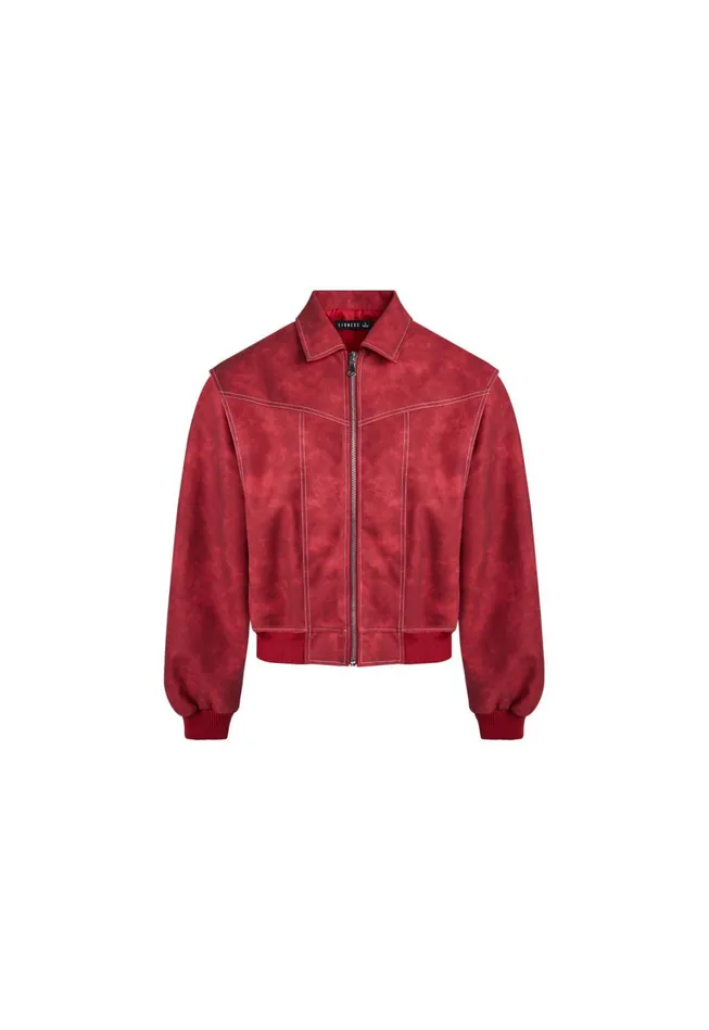Outerwear Women Lioness Fashion VISTA BOMBER Crimson Outerwear Women Lioness Fashion VISTA BOMBER Crimson