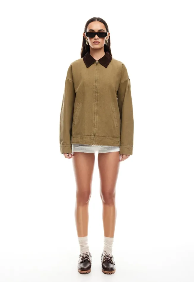 Outerwear Women Lioness Fashion WORKWEAR JACKET Chestnut Outerwear Women Lioness Fashion WORKWEAR JACKET Chestnut