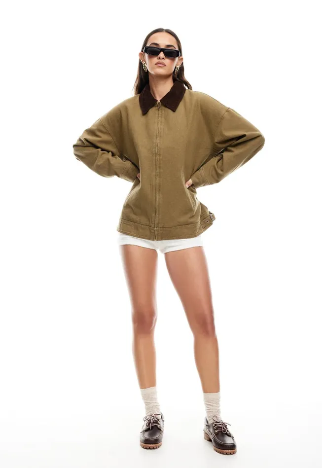 Outerwear Women Lioness Fashion WORKWEAR JACKET Chestnut Outerwear Women Lioness Fashion WORKWEAR JACKET Chestnut