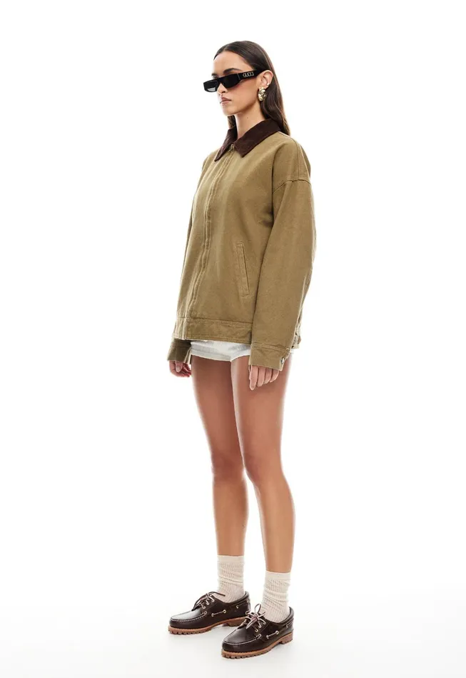 Outerwear Women Lioness Fashion WORKWEAR JACKET Chestnut Outerwear Women Lioness Fashion WORKWEAR JACKET Chestnut