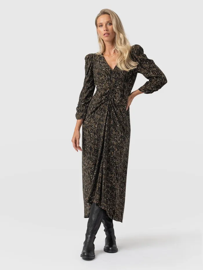 Paloma Ruched Dress 8211 Ditsy Leopard Ditsy Leopard Women Saint And Sofia Dresses Paloma Ruched Dress 8211 Ditsy Leopard Ditsy Leopard Women Saint And Sofia Dresses
