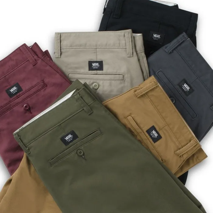Pants and Denim Men Vans Authentic Chino Stretch Vetiver