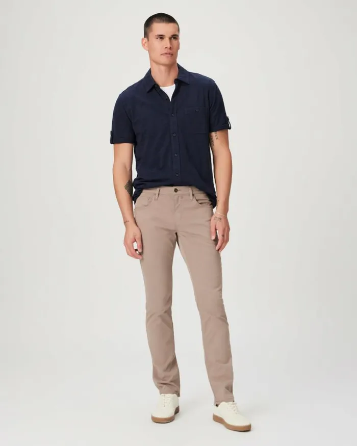 Pants and Joggers Men PAIGE Federal Slim Straight Pant 8211 Cocoa Powder Twill Pants and Joggers Men PAIGE Federal Slim Straight Pant 8211 Cocoa Powder Twill