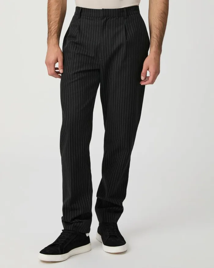 Pants and Joggers Men PAIGE Icon Capsule Shultz Trouser 8211 Onyx Stripe