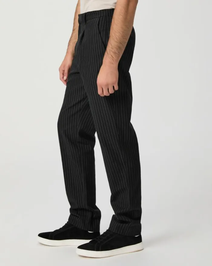 Pants and Joggers Men PAIGE Icon Capsule Shultz Trouser 8211 Onyx Stripe