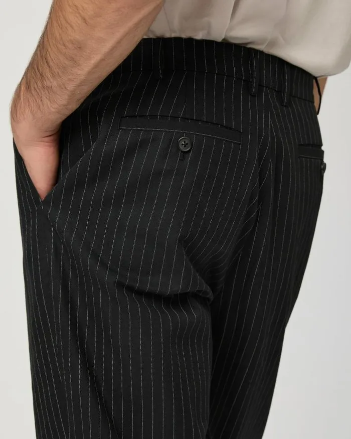 Pants and Joggers Men PAIGE Icon Capsule Shultz Trouser 8211 Onyx Stripe