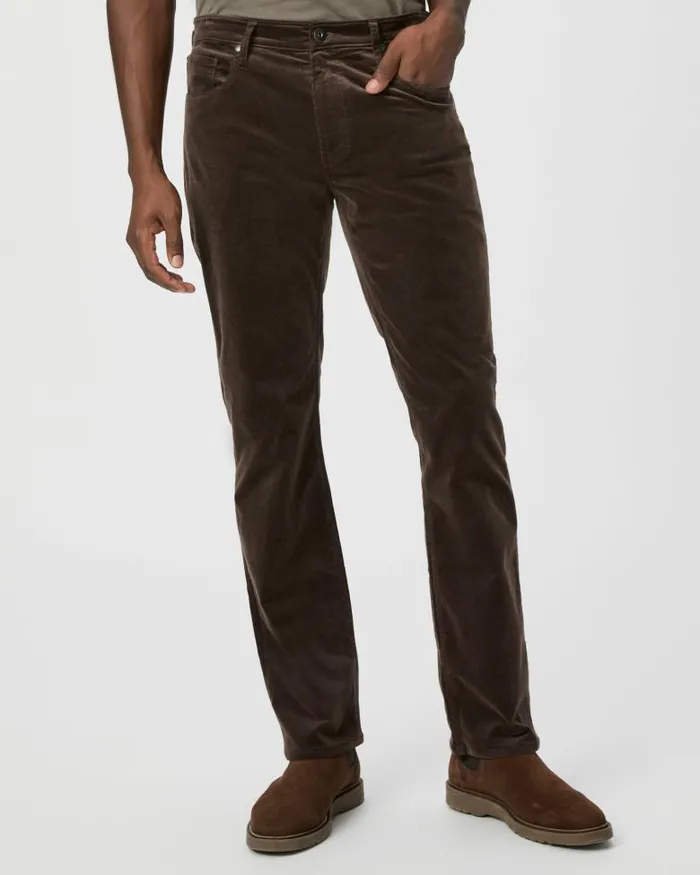 Pants and Joggers Men PAIGE Normandie Straight Pant 8211 Deep Woods Corduroy Pants and Joggers Men PAIGE Normandie Straight Pant 8211 Deep Woods Corduroy