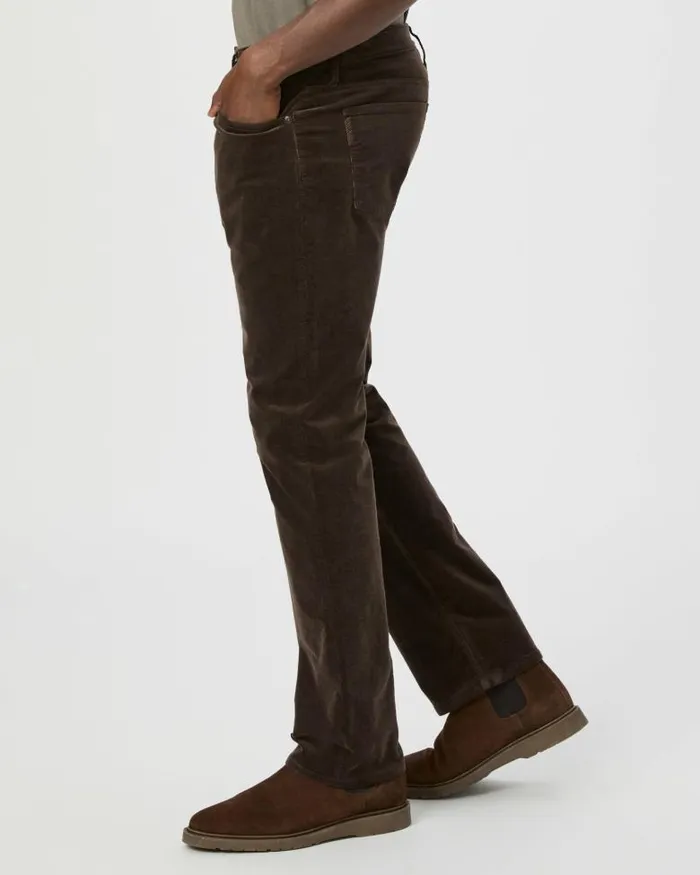 Pants and Joggers Men PAIGE Normandie Straight Pant 8211 Deep Woods Corduroy Pants and Joggers Men PAIGE Normandie Straight Pant 8211 Deep Woods Corduroy