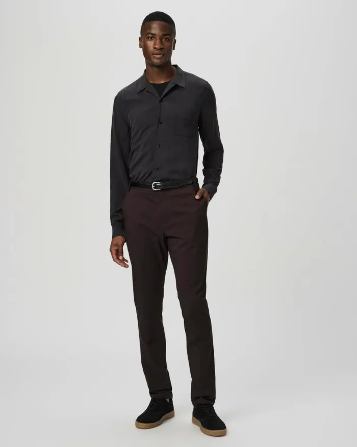 Pants and Joggers Men PAIGE Stafford Trouser 8211 Carob Shell