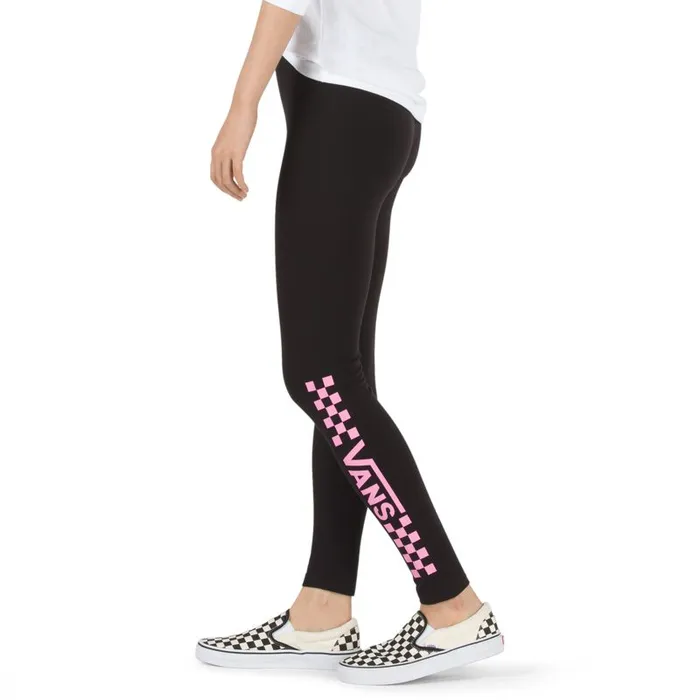 Pants and Leggings Women Vans Checker Chalkboard Legging Black Pink