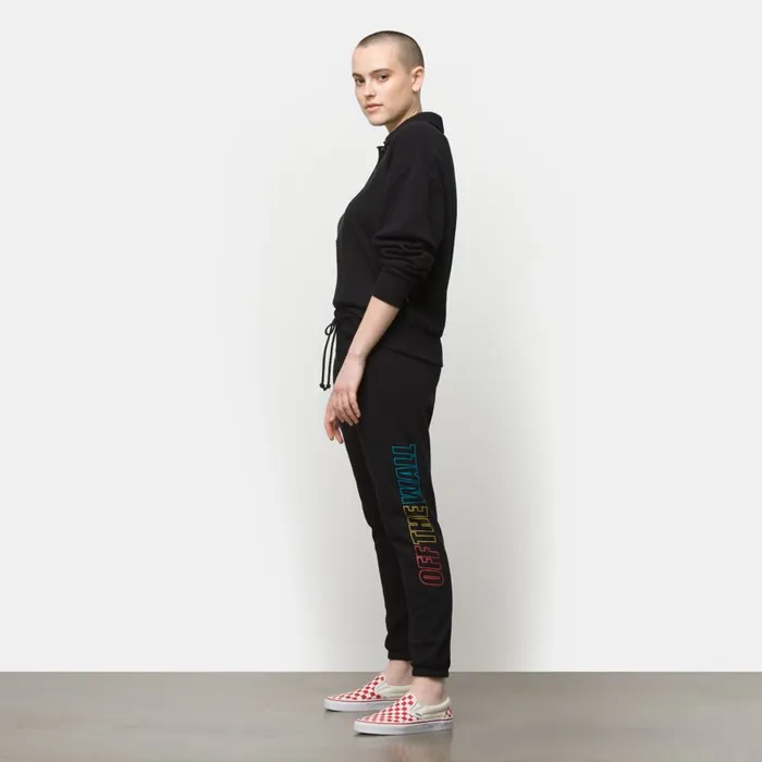 Pants and Leggings Women Vans Dome Grown Sweatpant Black