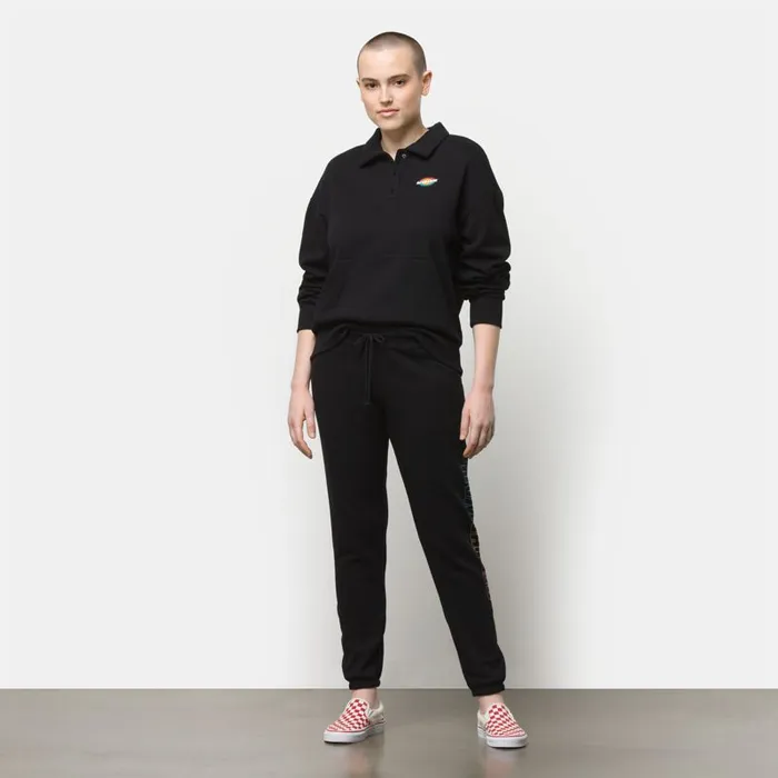 Pants and Leggings Women Vans Dome Grown Sweatpant Black