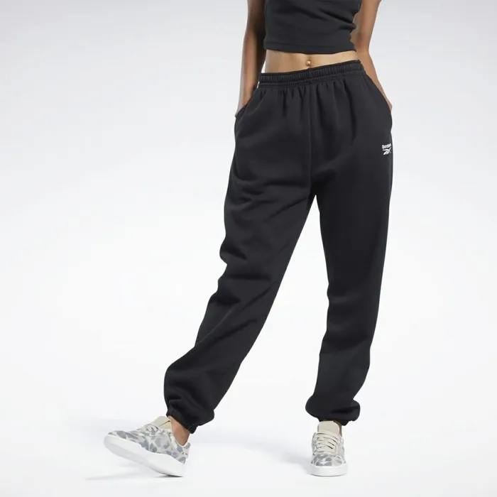 Pants and Sweatpants Womens Reebok Classics Cozy Fleece Pants Black
