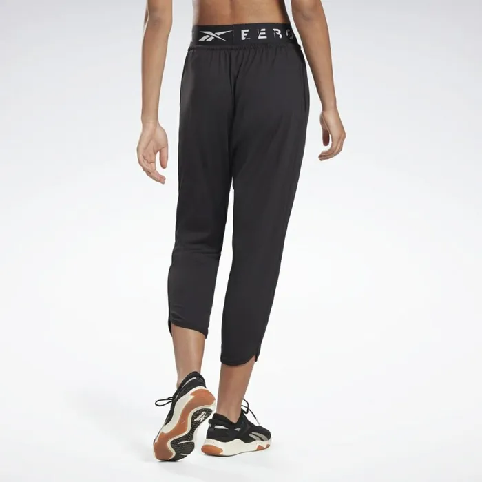 Pants and Sweatpants Womens Reebok Lightweight Jersey 78 Pants Black