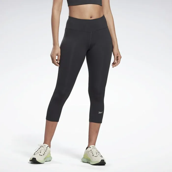 Pants and Sweatpants Womens Reebok Running Essentials 34 Tights Black