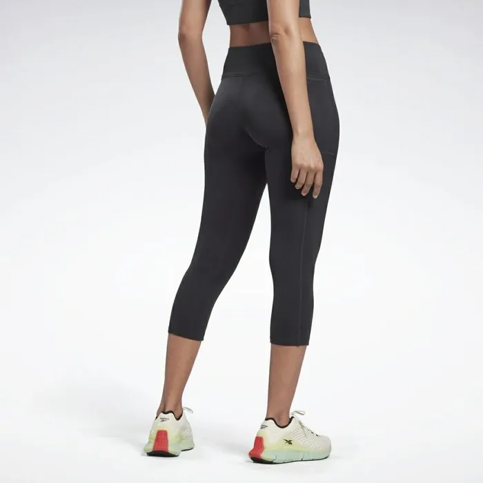 Pants and Sweatpants Womens Reebok Running Essentials 34 Tights Black