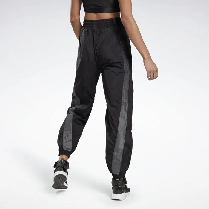 Pants and Sweatpants Womens Reebok Shiny Woven Pants Black